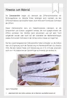 Vorschau - Fördermaterial/Inklusion - Zahlenstreifen mit Schreibrichtungspfeilen - Seite 1