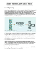 Vorschau - Merkblätter - Genetic engineering, CRISPR-Cas and Cloning (Text, Illustrations and Quiz) - Seite 1