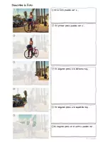Vorschau - Arbeitsblätter - Descripción de imágenes, Bildbeschreibung Spanisch - Seite 3