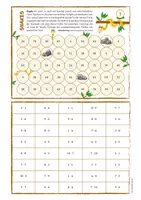 Vorschau - Arbeitsblätter - Das kleine Einmaleins - Spiel (Snakes) - Seite 1
