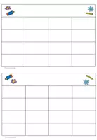 Vorschau - Spiele - Bingo: Rechtschreibung – Wörter mit der Endung -er und -a - Seite 2
