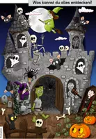 Vorschau - Stationenlernen - Halloween | Wimmelbild - Seite 1