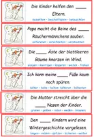 Vorschau - Fördermaterial/Inklusion - DaF / DaZ Englisch Winter Adjektive richtig einsetzen Lesekarten - Seite 3