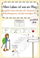 Vorschau - Unterrichtsreihen - Mein Leben ist wie ein Weg - Gott begleitet mich (Unterrichtsreihe) - Deckblatt