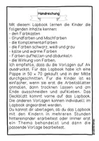 Vorschau - Mal- und Bastelvorlagen - Lapbook zu den Farben; Farbenlehre in der Grundschule - Seite 2