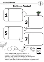 Vorschau - Arbeitsblätter - Kressetagebuch Entwicklung Kresse beobachten - Seite 1