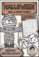 Vorschau - Arbeitsblätter - Roll a Story - Halloween, Creative Writing - English - Deckblatt