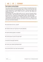 Vorschau - Unterrichtsreihen - A2-Kurs: Thema Schule/ Perfekt/ weil - Kausalsatz (Lektion 01) - Seite 2