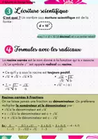 Aperçu - Apprentissages en autonomie - Fiche de révisions : Formules de calcul mathématique - Page 1