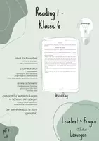 Vorschau - Arbeitsblätter - Reading 1 - New York City (Klasse 6) - Deckblatt