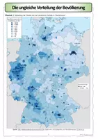 Vorschau - Arbeitsblätter - AB4 Bevölkerungsdichte ungleiche Verteilung der Bevölkerung - Seite 3