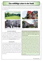 Vorschau - Arbeitsblätter - AB1 Leben in der Stadt Erdkunde Funktionen Daseinsgrundfunktionen - Seite 2