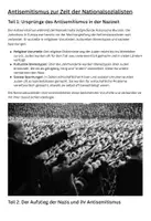 Vorschau - Arbeitsblätter - Antisemitismus Materialpaket - zur Neu und Nazi Zeit - Gegen das Vergessen! - Seite 1