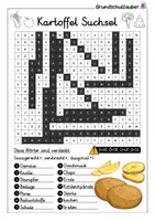 Vorschau - Spiele - Kartoffel Suchsel - Buchstabengitter - Seite 2