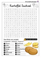 Vorschau - Spiele - Kartoffel Suchsel - Buchstabengitter - Seite 1