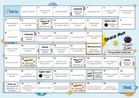 Vorschau - Arbeitsblätter - Preguntas básicas (presente) - Juego - Seite 1