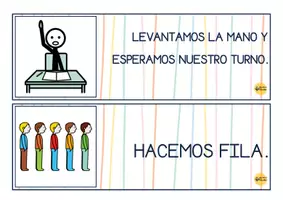 Vista previa - Refuerzo / NEE / Materiales de apoyo - NORMAS DE CLASE CON PICTOGRAMAS - página 1