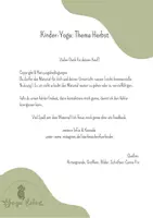Vorschau - Bildkarten - Kinder-Yoga: Thema Herbst - Seite 1