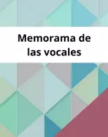 Vista previa - Juegos / Gamificación - Memorama de vocales - Portada