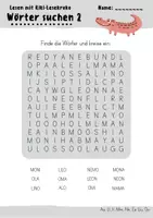 Vorschau - Unterrichtsreihen - Leseblätter 3 & 4 - Lesen 1. Klasse - Lesekroko - in Druckschrift - Seite 3
