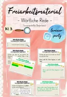 Vorschau - Arbeitsblätter - Bundle: Wörtliche Rede (Kl. 3/4) - Seite 1