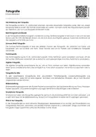 Vorschau - Arbeitsblätter - Kunst - Fotografie (Informationstext und Übungen) - Deckblatt