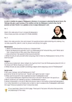 Vorschau - Arbeitsblätter - Analyzing Shakespeare - Seite 1