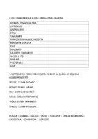 anteprima - Compiti in classe/Test - verifica di geografia REGIONI ITALIA - Pagina 1