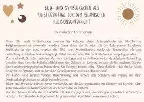 Vorschau - Fördermaterial/Inklusion - Bild- und Symbolkarten für den islamischen Religionsunterricht - Seite 1