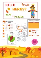 Vorschau - Arbeitsblätter - Hallo Herbst - Heft und Puzzle - Deckblatt