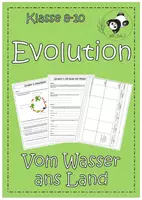 Vorschau - Stundenentwürfe - Evolution - Vom Wasser ans Land - Deckblatt