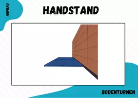 Vorschau - Stationenlernen - Turnen ⎮ Handstand 12 Stationskarten (methodische Reihe) - Seite 1