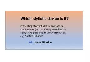 Vorschau - Spiele - Stylistic / Rhetorical Devices (Stop & Swap Cards / Lernkartei / Präsentation) - Seite 1