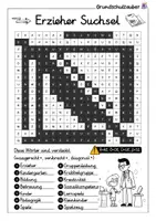 Vorschau - Spiele - Erzieher Suchsel - Buchstabengitter - Seite 2