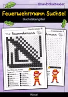 Vorschau - Spiele - Feuerwehrmann Suchsel - Buchstabengitter - Deckblatt