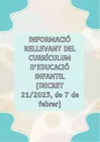 Vista previa - Para docentes: organización, planificación y formación - RESUM DECRET 212023 - Portada