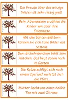Vorschau - Aufgabenkarten - DaF / DaZ Ukrainisch: Lesegenauigkeit Herbst - Lesekarten - Seite 2