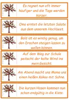 Vorschau - Aufgabenkarten - DaF / DaZ Ukrainisch: Lesegenauigkeit Herbst - Lesekarten - Seite 3