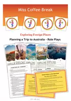 Vorschau - Stundenentwürfe - Australia - Exploring Foreign Places (Role Plays) - Deckblatt
