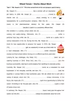 Vorschau - Arbeitsblätter - 2 Mixed Tenses Stories - World of Work Edition - Seite 1