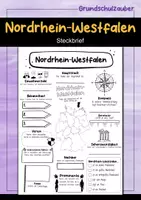 Vorschau - Arbeitsblätter - Bundesländer Deutschland Steckbriefe Materialpaket SPARPAKET - Seite 1
