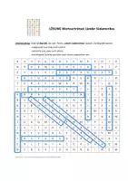 Vorschau - Interaktives Material - Wortsuchrätsel: Länder in Südamerika (mit Lösung) - Deckblatt