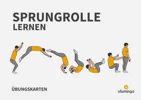 Vorschau - Stationenlernen - Sprungrolle: Übungskarten für den Sportunterricht - Seite 1