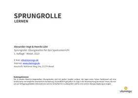 Vorschau - Stationenlernen - Sprungrolle: Übungskarten für den Sportunterricht - Seite 2