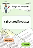 Vorschau - Arbeitsblätter - Der Kohlenstoffkreislauf / Ökologie & Naturschutz - AB & Lösungen - Deckblatt