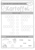 Vorschau - Anderer Materialtyp - Die Kartoffel - Kopiervorlage 1. Klasse - Deckblatt