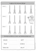 Vorschau - Anderer Materialtyp - Die Kartoffel - Kopiervorlage 1. Klasse - Seite 1