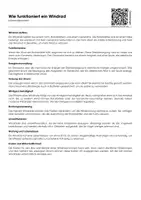 Vorschau - Arbeitsblätter - Wie funktioniert ein Windrad? (Infotext und Übungen) - Deckblatt