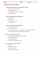 Vorschau - Arbeitsblätter - Erste Hilfe Quizze Thermische Schädigungen - Seite 1