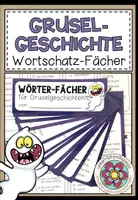 Vorschau - Arbeitsblätter - DIE GRUSELGESCHICHTE - Wörter-Fächer - Deckblatt